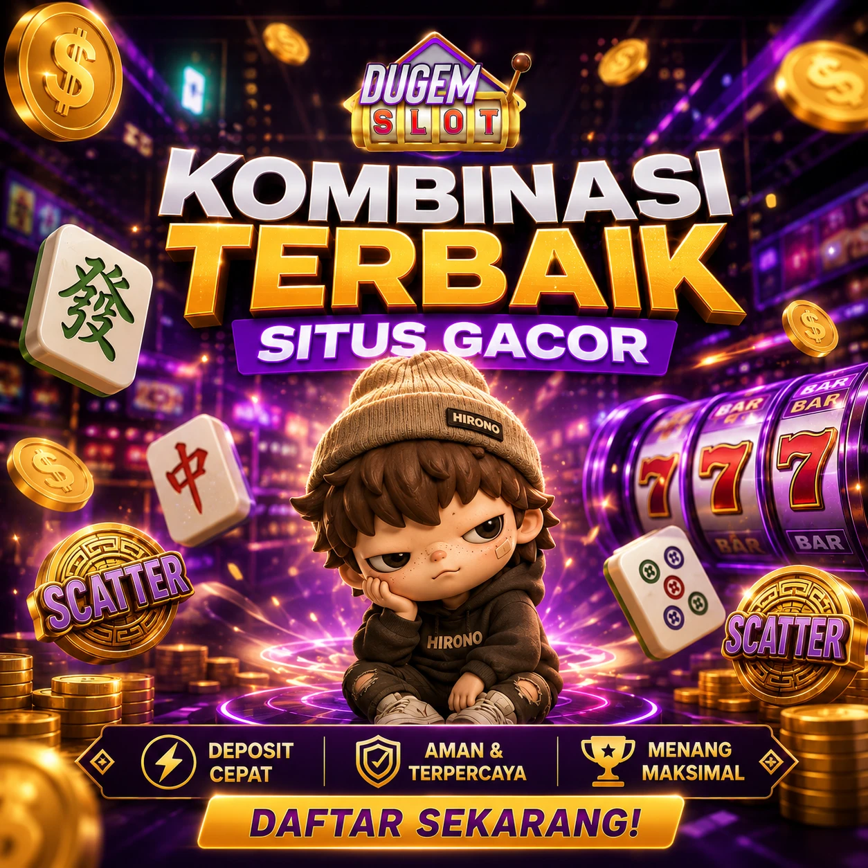Slot dp DUGEMSLOT Front Black 
